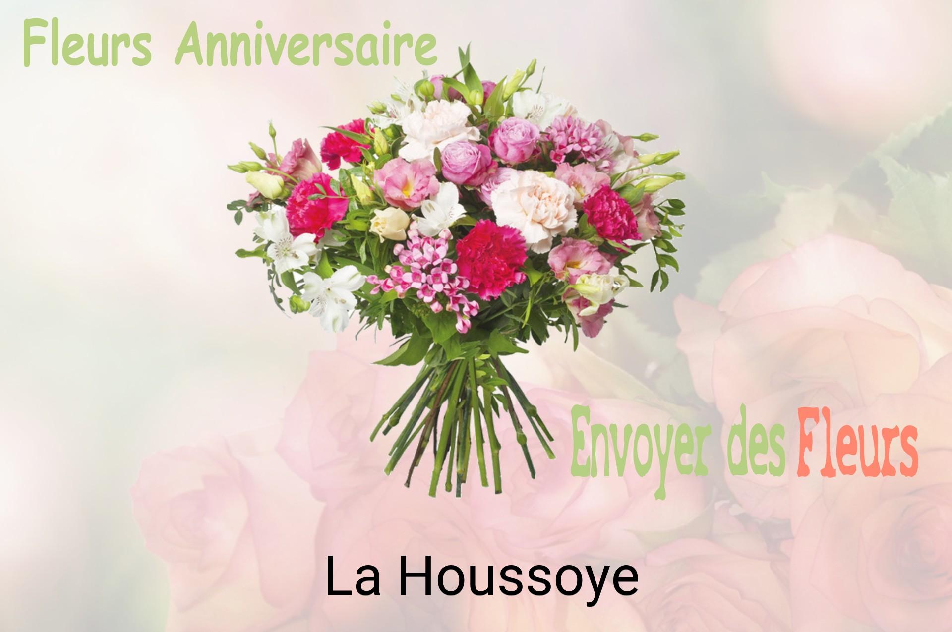 Bouquet de fleurs d’anniversaire livré à La Houssoye